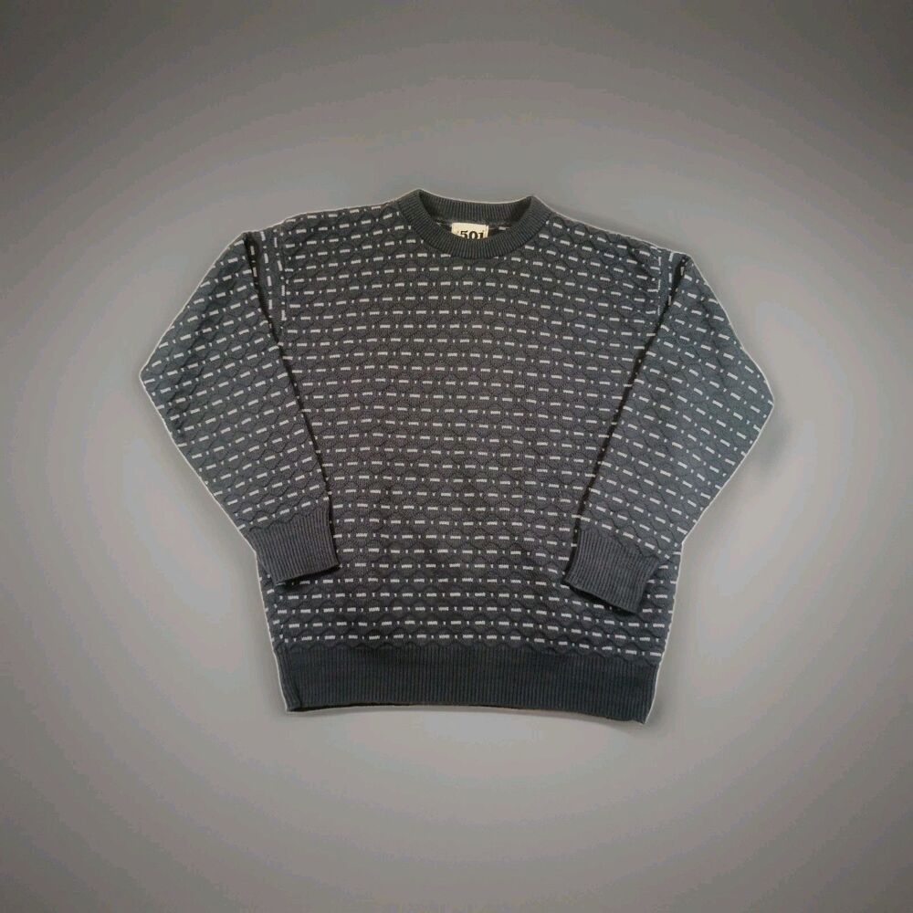 True Vintage 70s Levi's "Start at 501" Made In The USA Sweater Beautiful Conditi